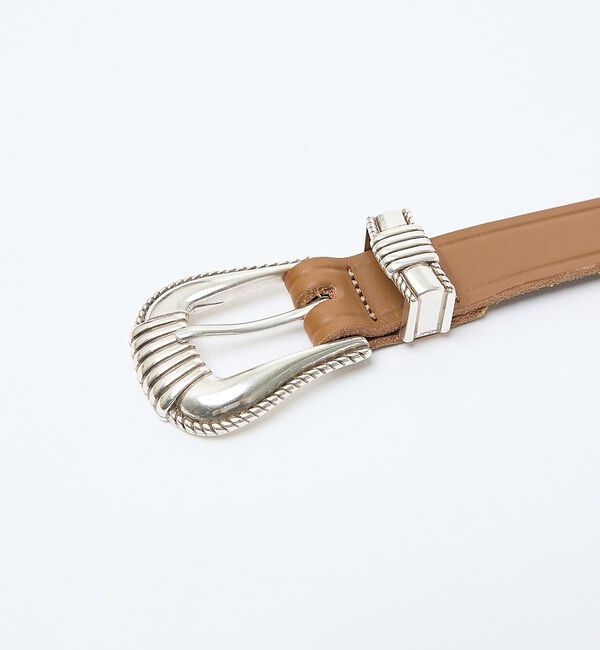 ABAHOUSE「【TORY LEATHER/ トリーレザー】3Piece Silver Buck」|ベルト|