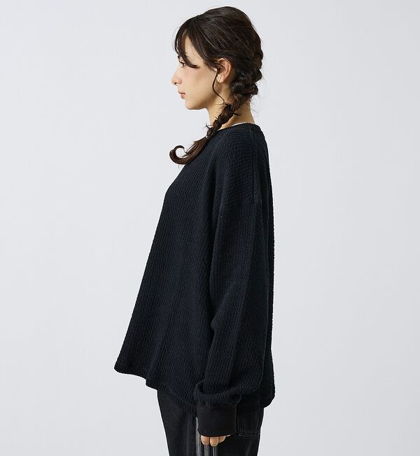 ABAHOUSE「【LUCEBER/ルースバー】CREWNECK JAQUARD /クルーネック」|ニット・セーター|