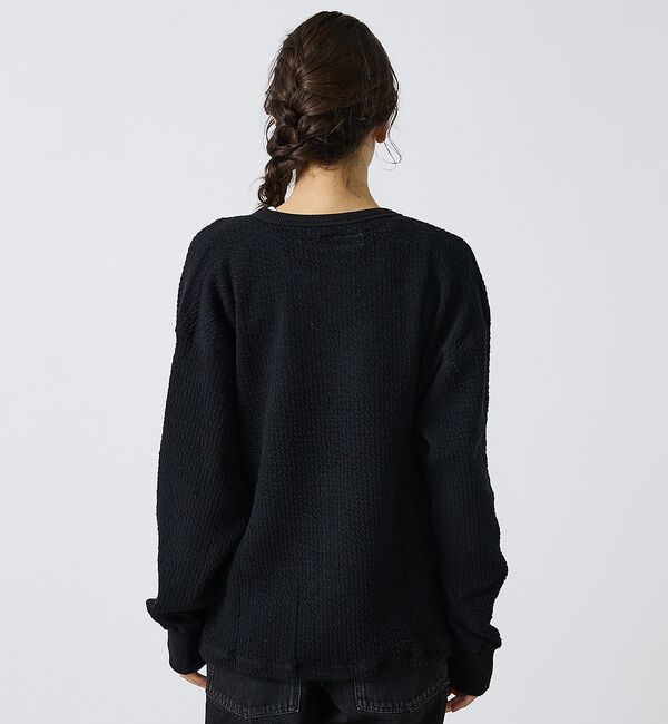 ABAHOUSE「【LUCEBER/ルースバー】CREWNECK JAQUARD /クルーネック」|ニット・セーター|