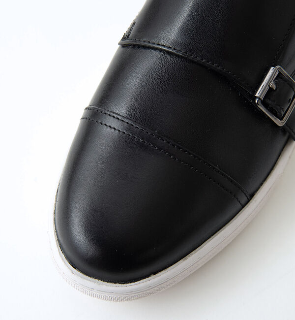 alfredoBANNISTER「【WEB限定】ダブルモンク レザースニーカー」|スニーカー|