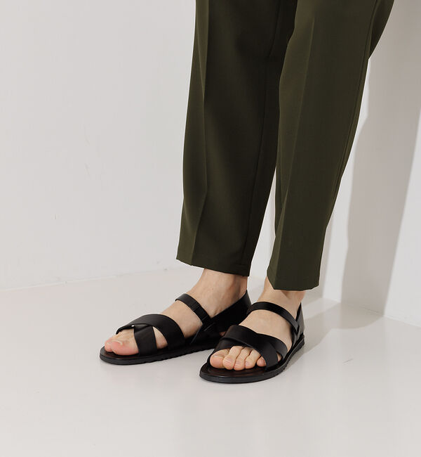 alfredoBANNISTER「【一部店舗＋WEB限定】ステップイン レザーサンダル」|サンダル|