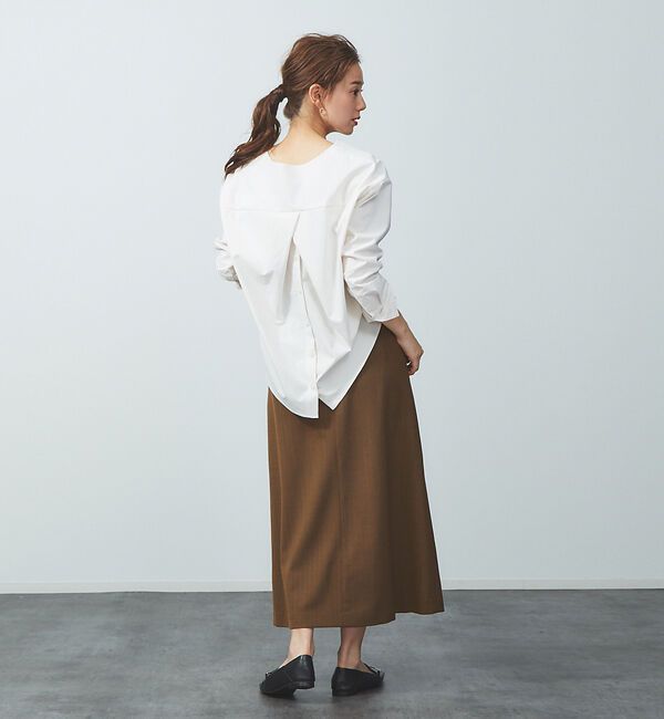 Rouge vif「ウール混セミフレアスカート」|スカート|