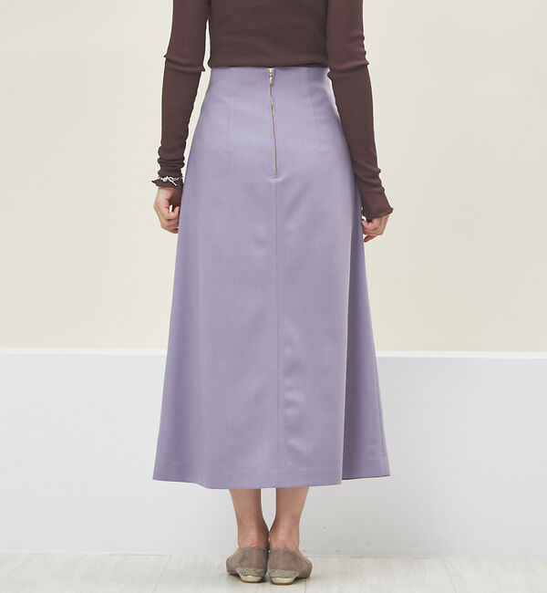 Rouge vif「ウール混セミフレアスカート」|スカート|