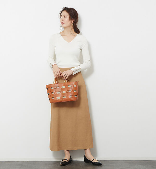 Rouge vif「フルダルキュプラセミフレアスカート」|スカート|