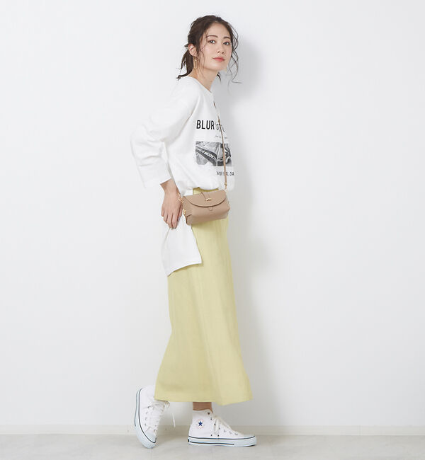 Rouge vif「フルダルキュプラセミフレアスカート」|スカート|