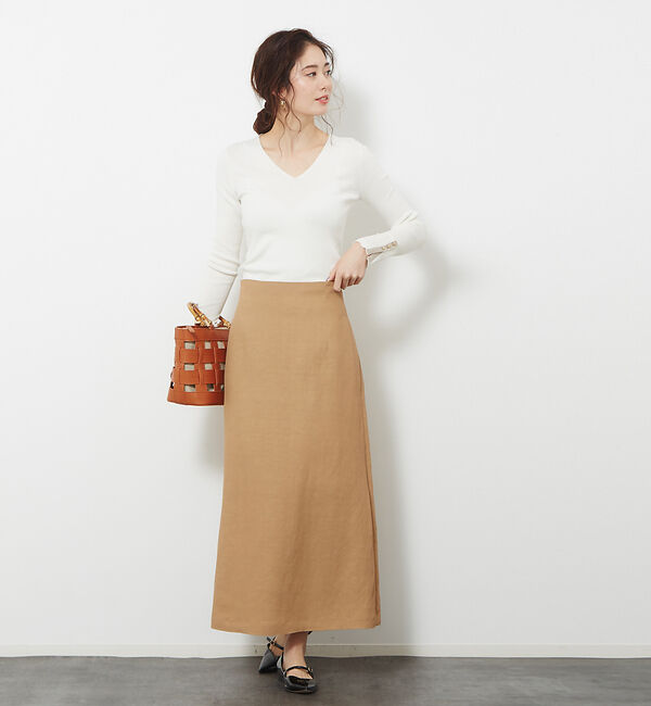 Rouge vif「フルダルキュプラセミフレアスカート」|スカート|