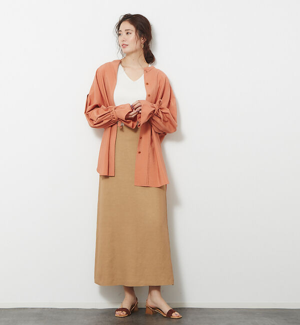 Rouge vif「フルダルキュプラセミフレアスカート」|スカート|