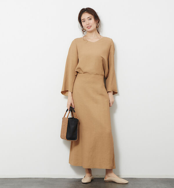 Rouge vif「フルダルキュプラセミフレアスカート」|スカート|