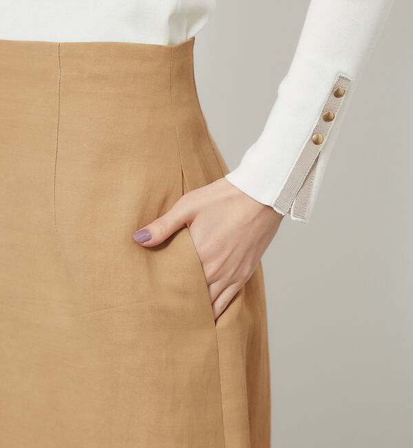 Rouge vif「フルダルキュプラセミフレアスカート」|スカート|