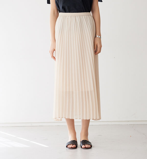 Rouge vif「シアープリーツスカート」|スカート|