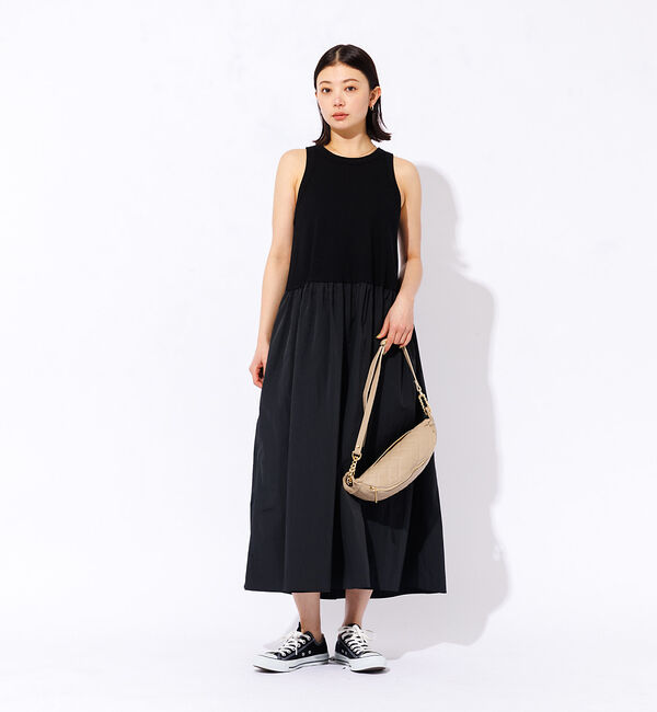 Rouge vif「【一部店舗限定】ウエストギャザー切替 アメスリ マキシワンピース」|ワンピース|