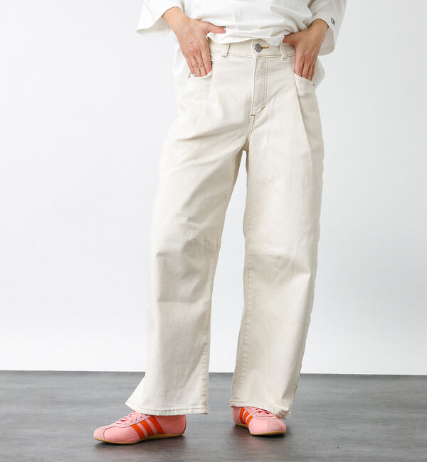 Rouge vif「【SOMETHING/サムシング】HANA タックカバーテパード / デニムパン」|その他|