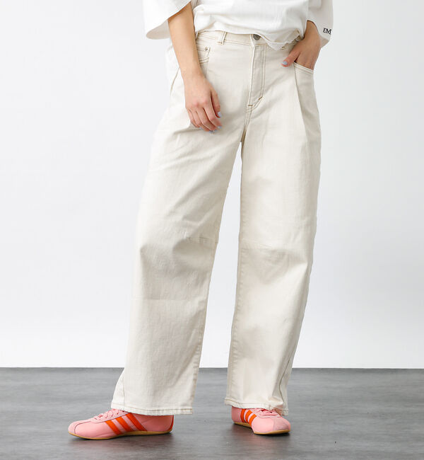 Rouge vif「【SOMETHING/サムシング】HANA タックカバーテパード / デニムパン」|その他|