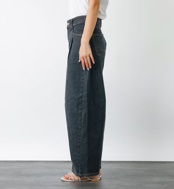 Rouge vif「【SOMETHING/サムシング】HANA タックカバーテパード / デニムパン」|その他|