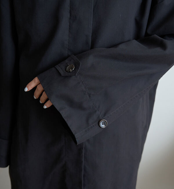 Rouge vif「ピーチ加工ステンカラーハーフコート」|ステンカラーコート|