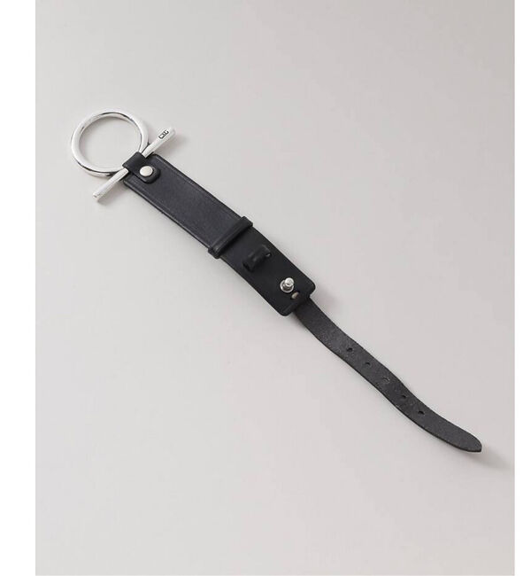 Rouge vif「【CXC/シーエックスシー】シルバーオーバル レザーブレス」|ブレスレット・バングル|