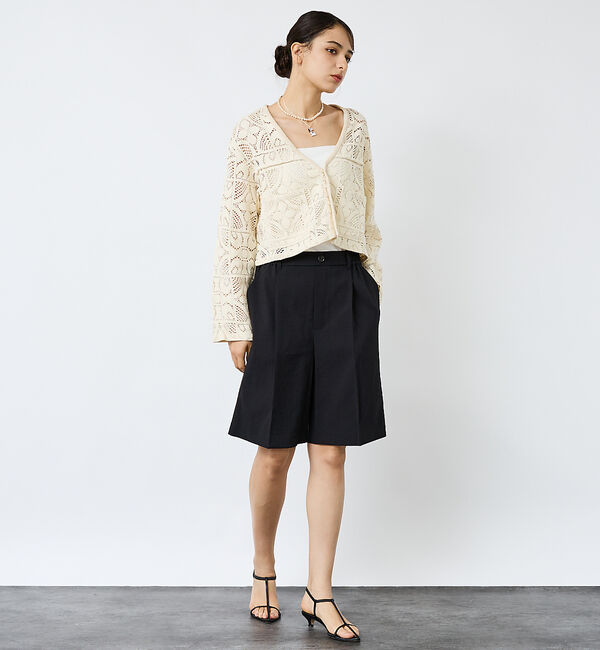 Rouge vif「【Le Melange/ル・メランジュ】スラブタッチドライショートパンツ/セット」|その他|