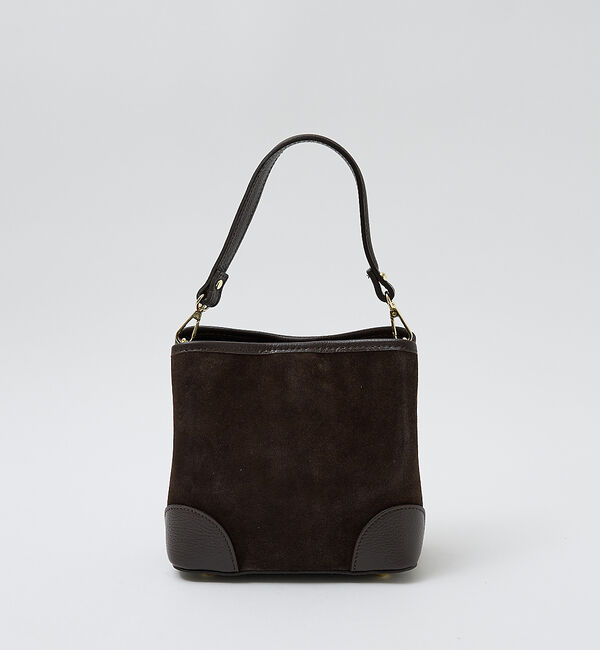 Rouge vif「【AULENTTI/オウレンティ】2WAY スウェードワンハンドルミニバッグ /」|ハンドバッグ|