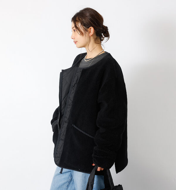 Rouge vif「【TAION / タイオン】ミリタリー リバーシブル クルーネック ダウンジャケ」|ダウン|