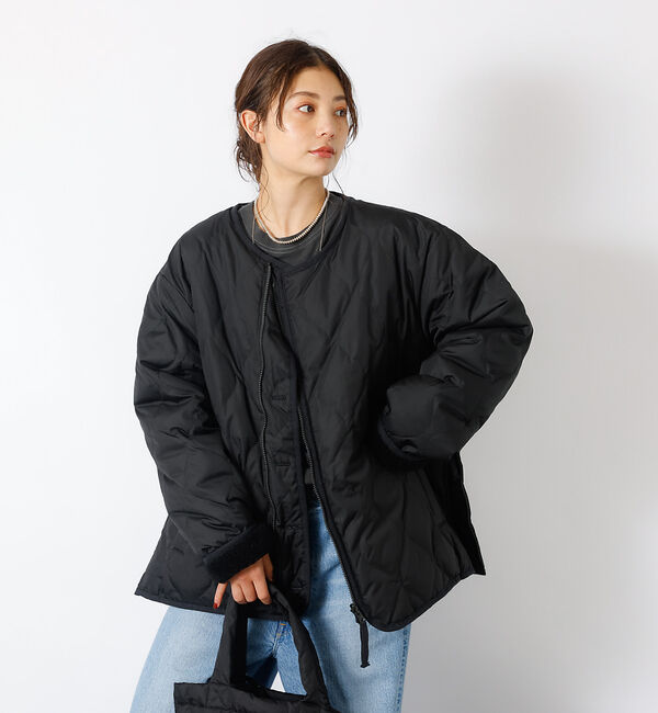 Rouge vif「【TAION / タイオン】ミリタリー リバーシブル クルーネック ダウンジャケ」|ダウン|