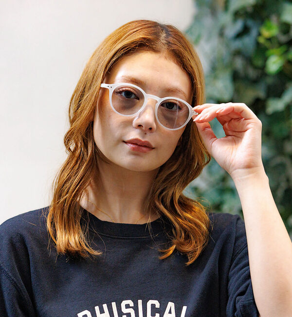 Rouge vif「【IZIPIZI/イジピジ】サングラス/SUN/Old Leather/Moon」|メガネ|ホワイト系その他2