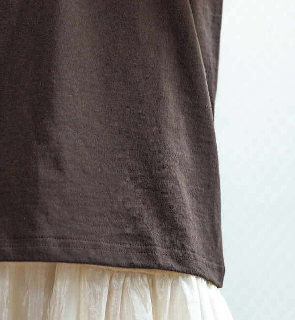 Rouge vif「【Le Melange/ル・メランジュ】カラフルロゴTシャツ/#8541001T」|Tシャツ・カットソー|