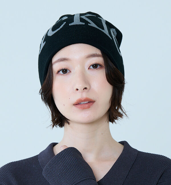 Rouge vif「【DICKIES/ディッキーズ】BIG LOGO BEANIE/ビッグロゴビーニ」|その他|ブラック