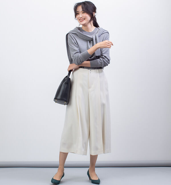 qualite「【GOOD LUCK PANTS】サキソニークロップドパンツ」|その他|