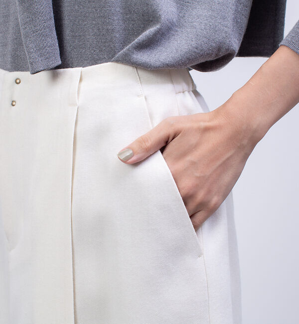 qualite「【GOOD LUCK PANTS】サキソニークロップドパンツ」|その他|