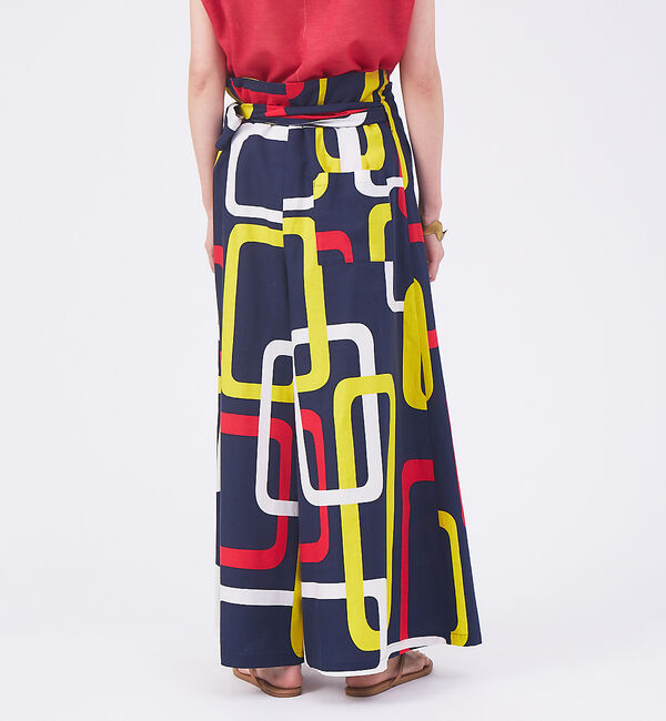 qualite「ジオメプリントラップパンツ」|その他|