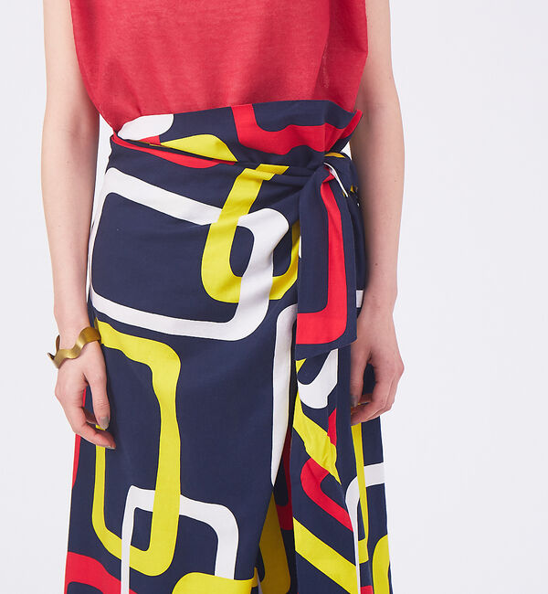 qualite「ジオメプリントラップパンツ」|その他|