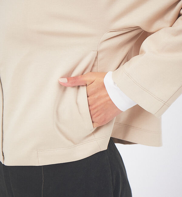 qualite「ポンチフォルムブルゾン」|ブルゾン・スタジャン|