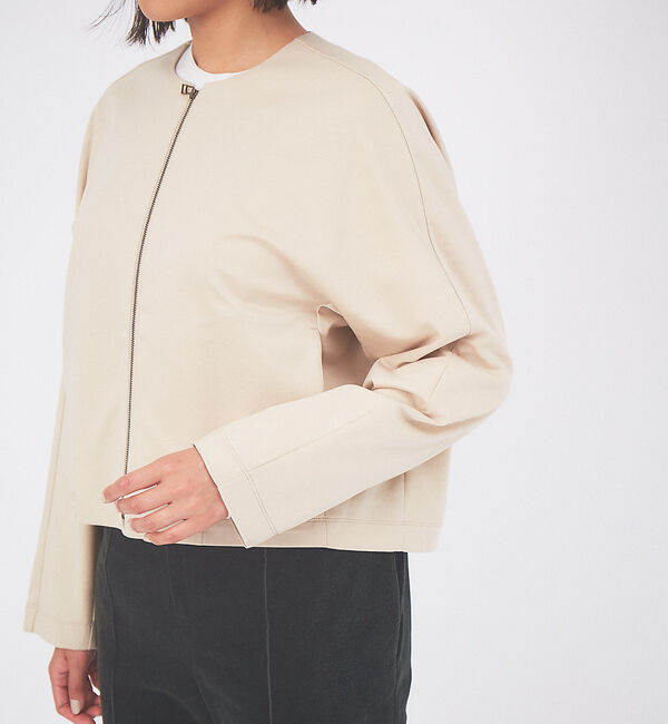 qualite「ポンチフォルムブルゾン」|ブルゾン・スタジャン|