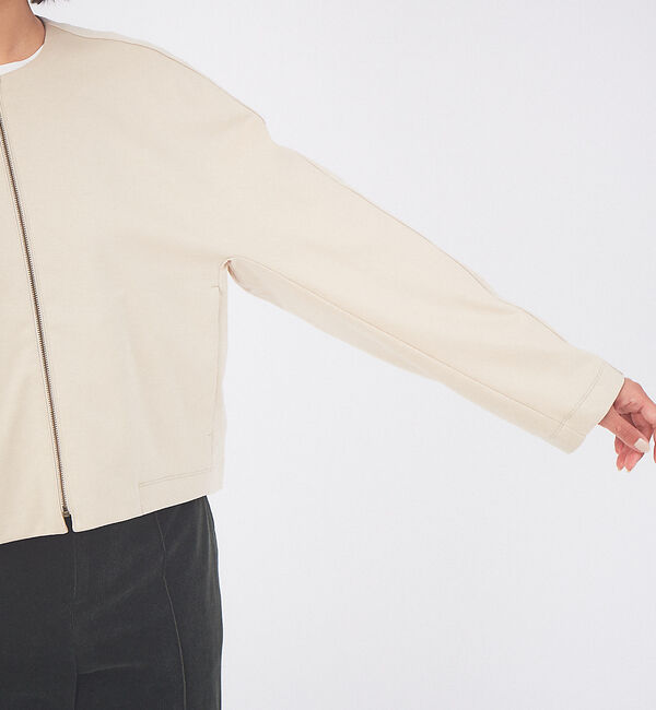 qualite「ポンチフォルムブルゾン」|ブルゾン・スタジャン|