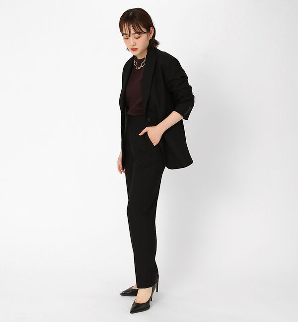 qualite「【セットアップ対応】スラブシャークスキンジャケット」|テーラードジャケット|