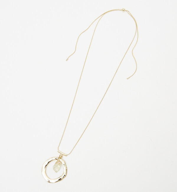 qualite「2WAYストーンネックレス」|ネックレス|