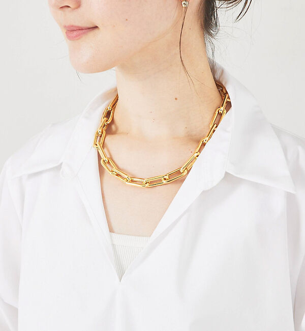 qualite「【SOKO】 リンクカラー ネックレス」|ネックレス|ゴールド