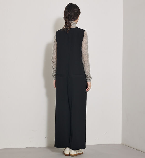 qualite「【オールシーズン大活躍】ダブルサテンオールインワン」|オールインワン|