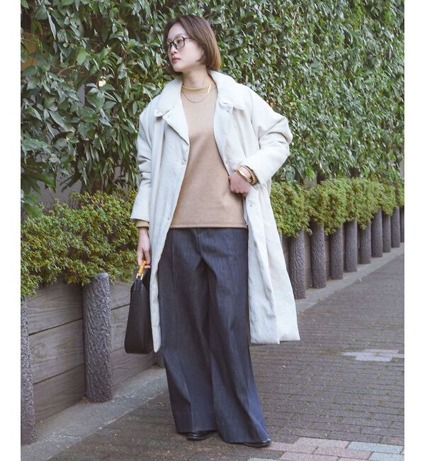 qualite「【ラフすぎない大人のスウェット】ラメスウェットプルオーバー」|スウェット・ジャージ|