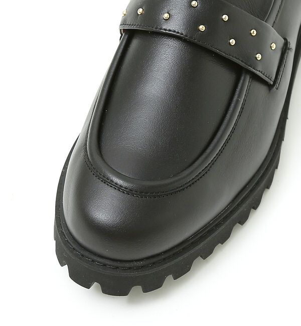 AU BANNISTER「【軽量】スタッズボリュームローファー」|ローファー|