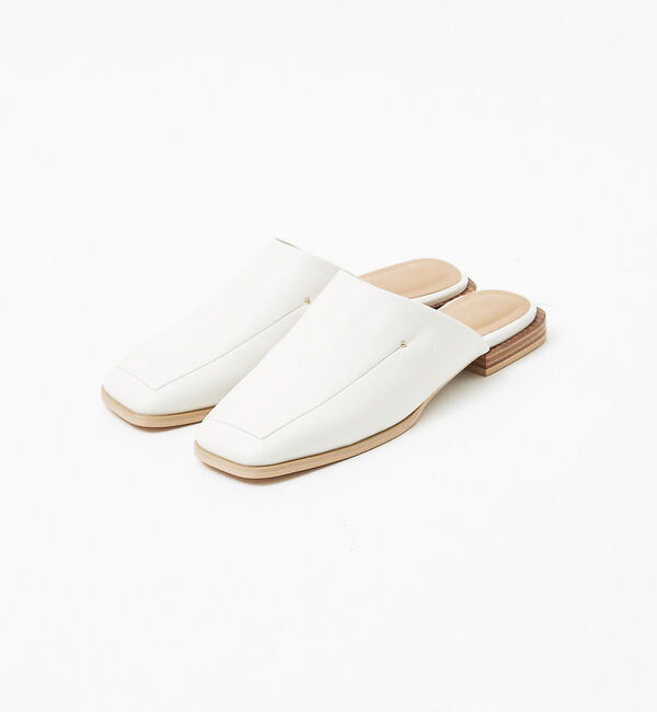 AU BANNISTER「スクエアトゥミュール」|サンダル|