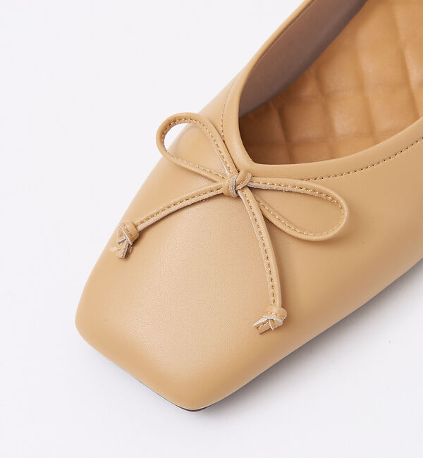 AU BANNISTER「【最高バレエ】スクエアトゥ バレエシューズ」|バレエシューズ|