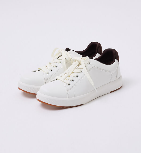 AU BANNISTER「【販売店舗限定】コートソールスニーカー」|スニーカー|ダークブラウン