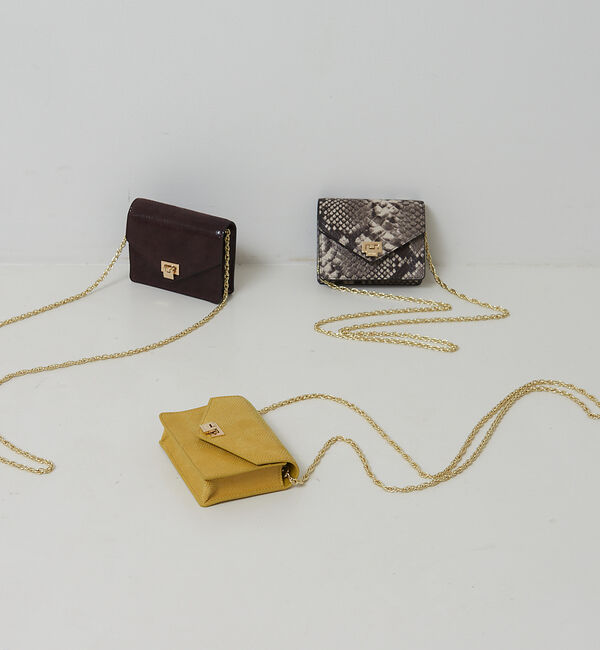 LOWELL things「【Gina 23'Spring P9掲載】Envelope/マイクロミニショルダ」|ショルダー・メッセンジャー|