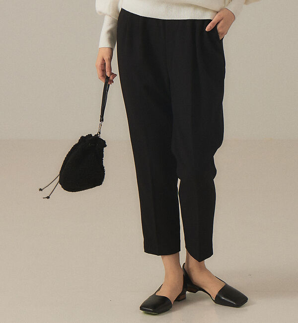 abahouse mavie「【MEI】ファーミニ巾着バッグ」|ショルダー・メッセンジャー|ブラック