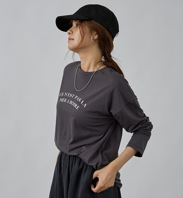 abahouse mavie「ロゴロンT」|Tシャツ・カットソー|