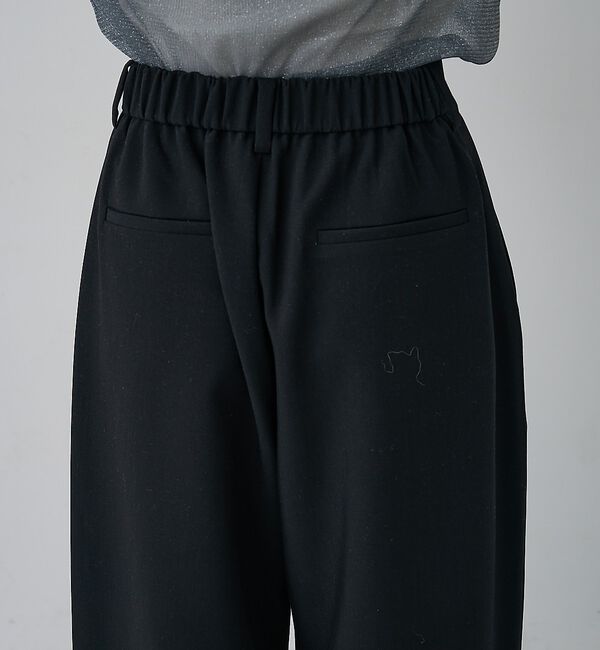 abahouse mavie「【後ろウエストゴム】ダブルクロスカーブパンツ【予約】」|その他|