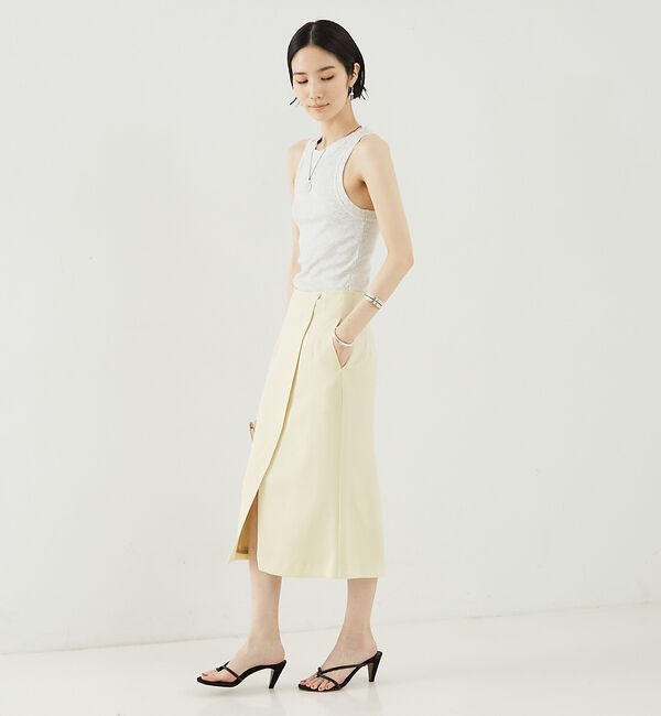 The Store by C' 「【COCUCA】ミモレ スリットスカート」|スカート|