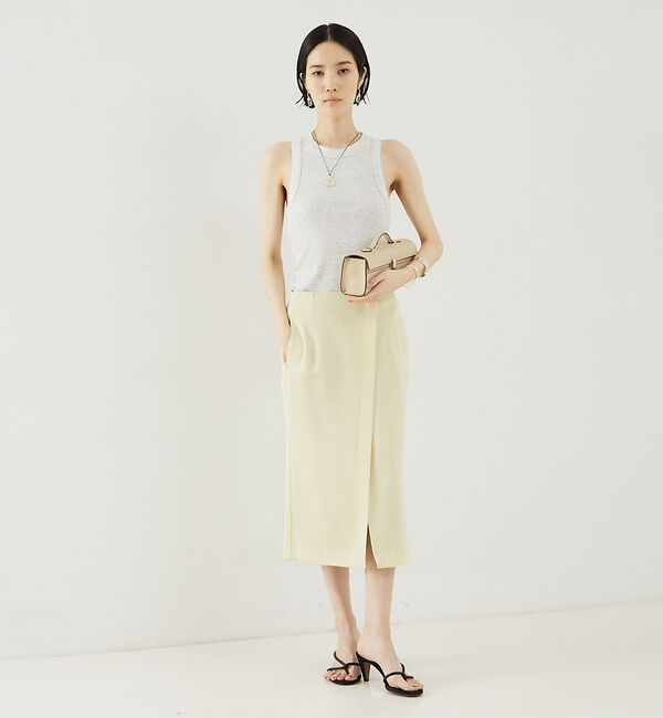 The Store by C' 「【COCUCA】ミモレ スリットスカート」|スカート|