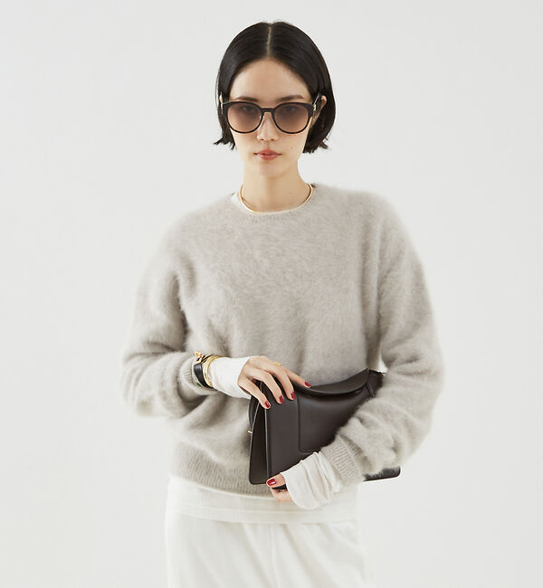 The Store by C' 「【COCUCA】フォックスカシミヤニットプルオーバー」|ニット・セーター|ベージュ